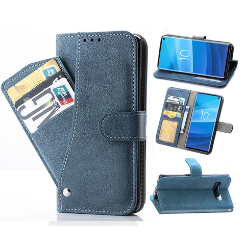 Leather Flip Case For LG V20 V30 V40 V50 V60 ThinQ Q6 Q7 G8 G7 G4 G5 G6 Plus G8X V50S Stylo 5 4 3 2 X Power G 8 7 6 Wallet Cover ► Photo 1/6