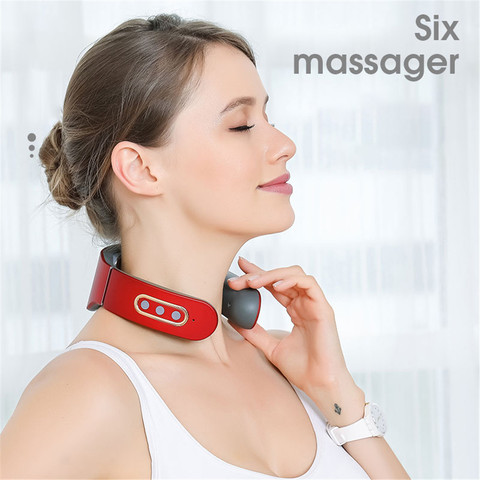 Electric Neck Massager U shaped Pillow Multifunctional Portable Shoulder  Cervical Massager Outdoor Home Car Relaxing Massage