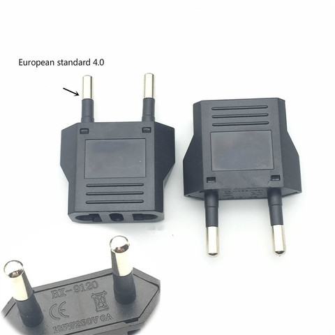 US To EU Plug Mini Adapter American To Euro Europe European Travel Power Adapter AC Converter Electrical Outlet Socket ► Photo 1/5
