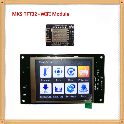 MKS TFT32 v4.0 touch screen + MKS TFT WIFI part splash lcds smart controller touching TFT 3.2 inch display remote control ► Photo 1/1