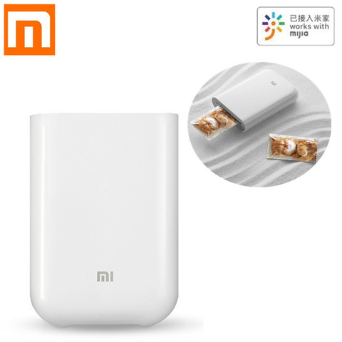 Original Xiaomi AR Printer 300dpi Portable Photo Mini Pocket With DIY Share 500mAh Picture Printer Pocket Work With Mijia APP ► Photo 1/6