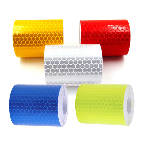 5cm*100cm Car Reflective Tape Safety Warning Car Decoration Sticker Reflector Protective Tape Strip Film Auto Motorcycle Sticker ► Photo 1/6