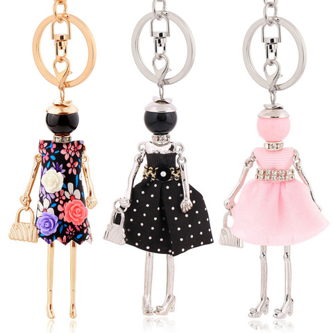 statement beauty keychain charms lovely gifts key chain flower jewelry 2022 charms fashion women accessory ► Photo 1/6