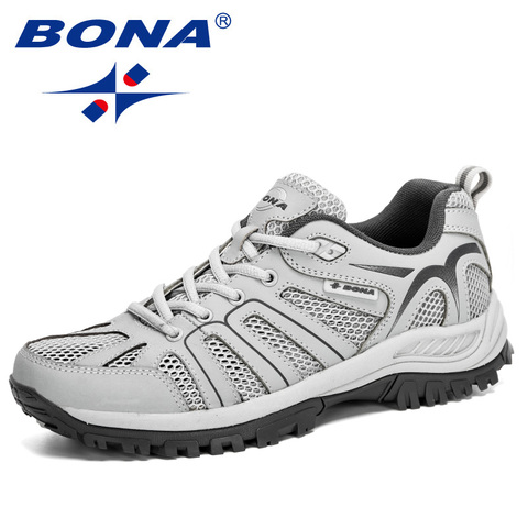 BONA 2022 New Arrival Mesh Running Shoes Men Trendy Sneaker Non-Slip Wear-Resistant Outdoor Walking Men Sport Shoes Comfortable ► Photo 1/6