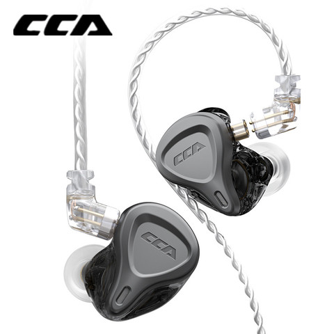 2022 CCA CSN 1BA 1DD In Ear Hybrid Earphone Monitor Earbuds Headphones HIFI Noise Reduction Headset CCA C10 KZ ZSNPRO ZST ZSX ► Photo 1/6