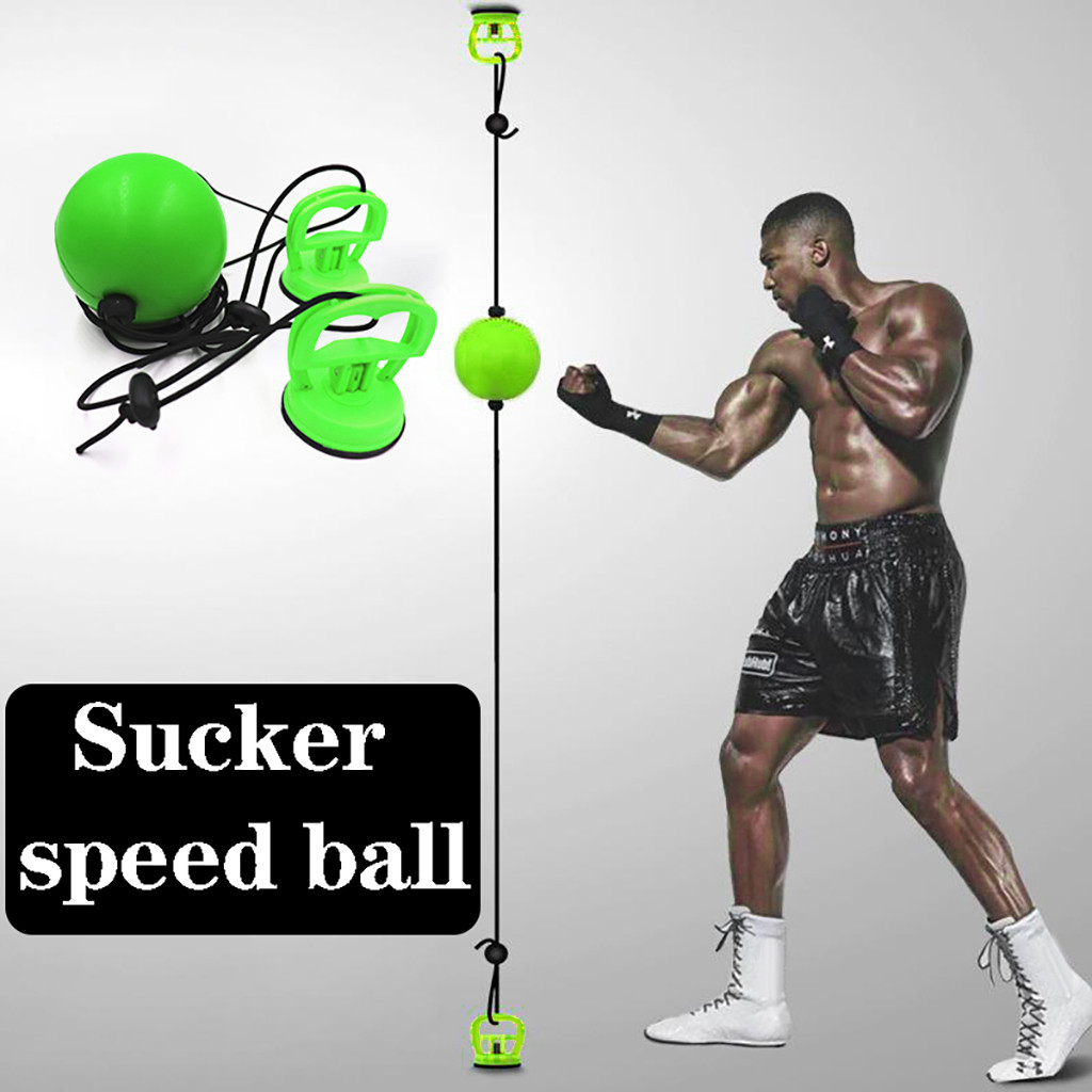 Double End Boxing Speed Ball Floor to Ceiling Punch Bag MMA Training Adults Use 