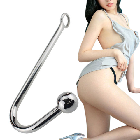 Stainless Steel Ball Anal Hook Metal Anal Plug Adult Sex Game Butt Plug Sex Shop BDSM Erotic Sex Product for Man Woman Gay ► Photo 1/6