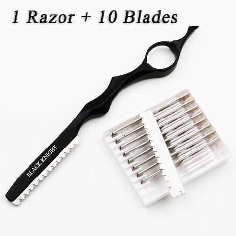 2022 Hot Japan Stainless Steel Professional Sharp Barber Razor Blade Hair Razors Cut Hair Cutting Thinning Knife Salon Tools ► Photo 1/6