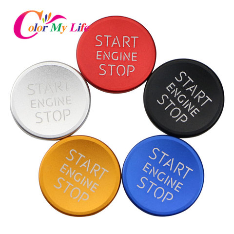 Car Start Stop Engine Ignition Key Button Cover Trim Sticker for Audi A1 A3 A4 A5 A6 A7 A8 Q2 Q3 Q5 Q7 2022-2022 Accessories ► Photo 1/4