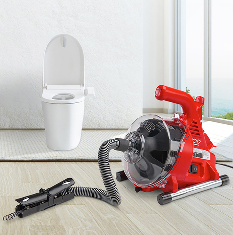 Automatic Electric Sewer Pipe Dredging Machine Toilet Kitchen 19-28MM Pipe Cleaning Machine Pipe Dredger Cleaner 120W 220V ► Photo 1/6