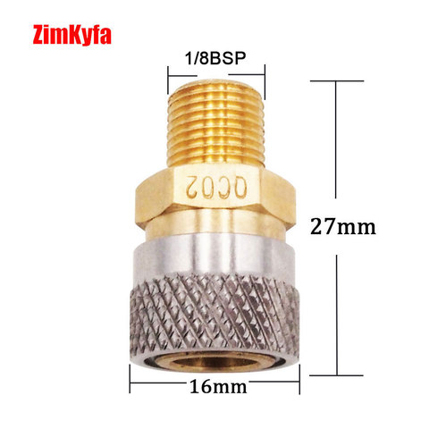 PCP Air Gun Rifles Foster Quick Coupler Socket Filling/Charging Adapter QC02 1/8BSP ► Photo 1/6