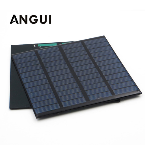 4.2w Solar Panel 12V DIY Mini System Portable Battery Cell Phone Charger 1.5w 