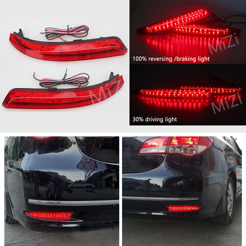 LED Car Rear Bumper Reflector Brake Light For Nissan Almera Bluebird Sylphy 2009 2010 2011 Car-styling Backup Stop Tail Light ► Photo 1/6