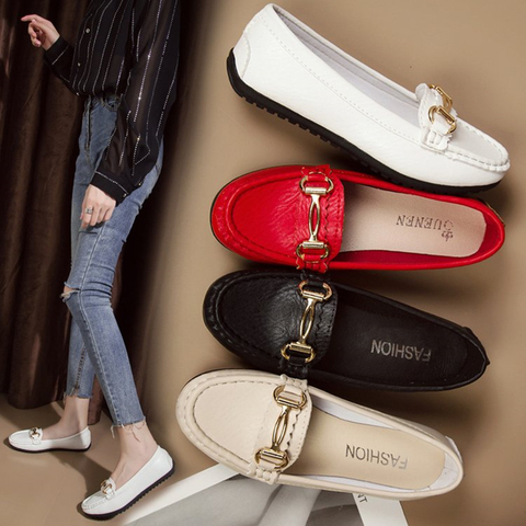 Shoes Woman Flats Square Toe Women's Moccasins Shallow Mouth Autumn Casual Female Sneakers Modis Dress New Boat Nurse Fall ► Photo 1/5