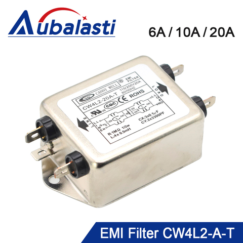 CANNY WELL Power EMI Filter CW4L2-10A-T CW4L2-20A-T Single Phase AC 115V 250V 20A 50-60Hz ► Photo 1/6