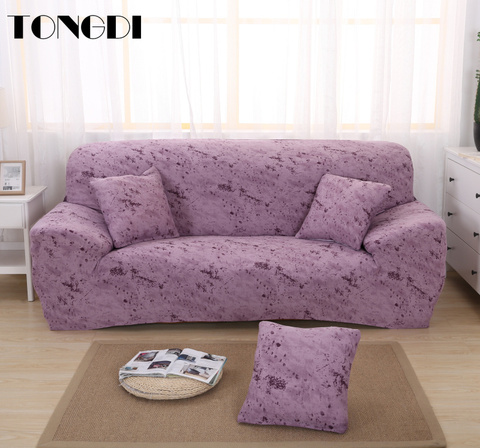 TONGDI Painting Elastic Sofa Cover Soft Elegant All-inclusive Stretch Luxury Pretty Decor Slipcover Couch For Parlour LivingRoom ► Photo 1/6