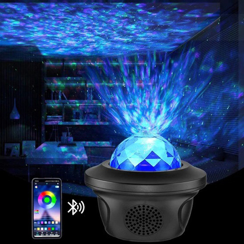 Starry Sky Night Light Projector Built In Bluetooth Speaker Home Decoration Projector Lamp For Living Room Bedroom Children Gift ► Photo 1/6