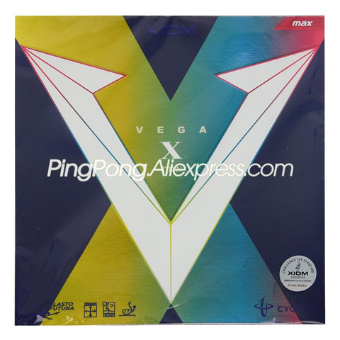 XIOM VEGA X TEN Table Tennis Rubber XIOM VEGA-X Original XIOM Ping Pong Sponge ► Photo 1/5