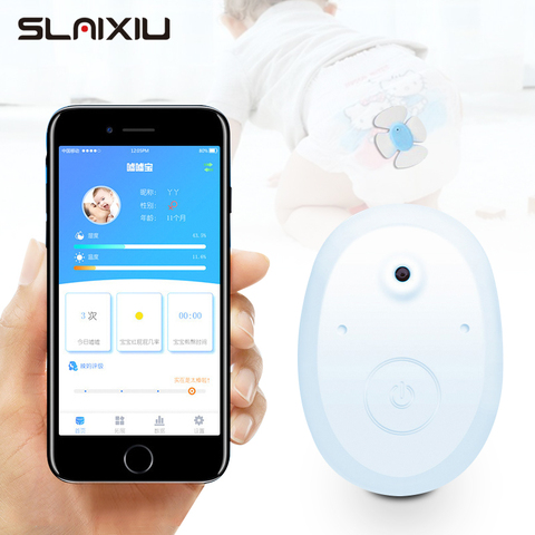 Infant Baby Diapers Sensor Baby enuresis alarm bedwetting alarm intelligent Baby Care Alarm Voice Prompt Anti-lost ► Photo 1/6