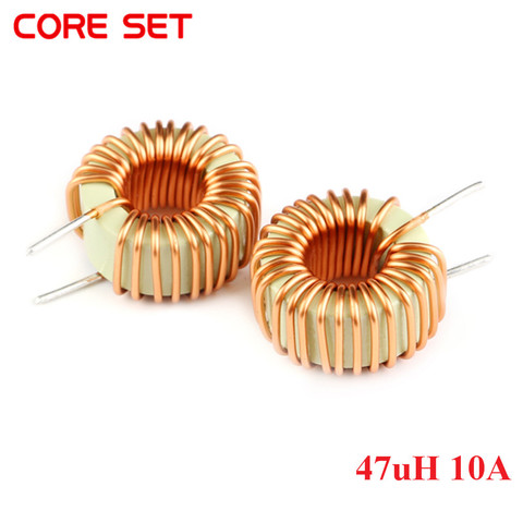 10/5pcs Toroid Inductor 10A Winding Magnetic Inductance Toroidal Core 47uH Inductor Coil Original ► Photo 1/4