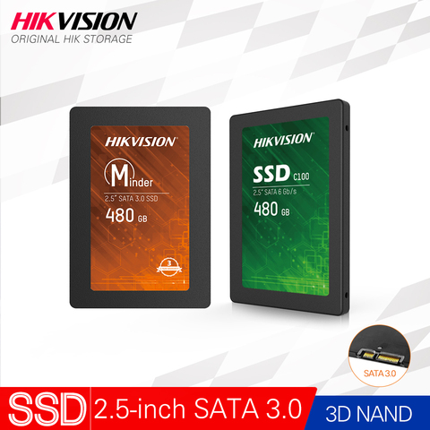 Hikvision HikStorage Solid State Disk 560MB/s MAX 120GB 960GB 480GB 960GB 1920GB 2.5inch SATA 3.0 Internal SDD 3D NAND PC Laptop ► Photo 1/6