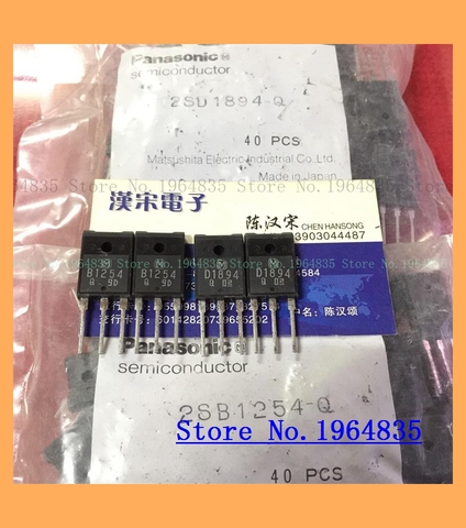 2pcs/lot=a pair 2SD1894-Q 2SB1254-Q D1894 B1254 ► Photo 1/1