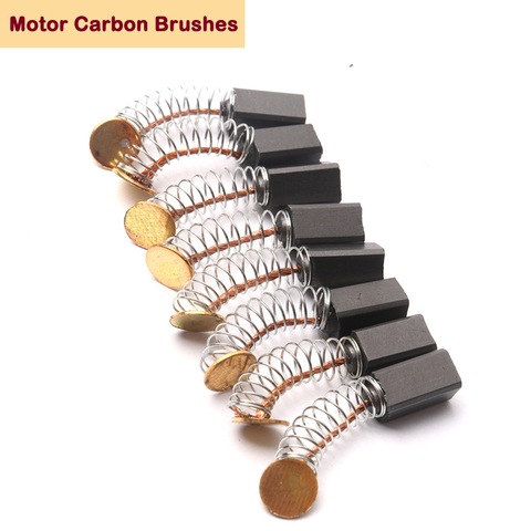 8pcs Mini Drill Electric Grinder Replacement Carbon Brushes Spare Parts For Electric Motors Dremel Rotary Tools 4.7x5x8mm ► Photo 1/6