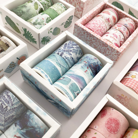 8pcs Fantasy Dream Series Washi Tape Set Diy Scrapbooking Sticker Label Masking Tape School Office Supply ► Photo 1/6