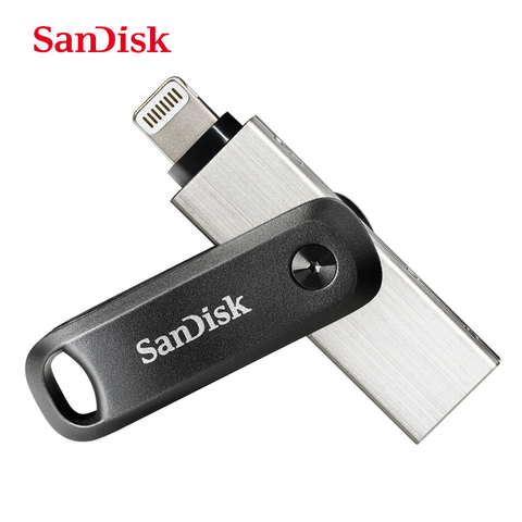 SanDisk 2022 New Mobile Phone U Disk 256GB Pen Drive 128GB Flash Memory Metal USB3.0 Flash Drives For iPhone & iPad /Computer ► Photo 1/6
