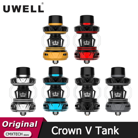 Original Uwell Crown V Tank 5ML Crown 5 Sub Ohm Atomizer Electronic Cigarette Vape Un2 Un2-2 Mesh Coil Vaporizer For DTL Vaping ► Photo 1/1