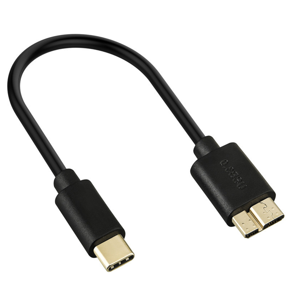 FONKEN USB Type C 3.1 To Micro B 3.0 Cable For Samsung NOTE 3 S5 2.5inch Hard Disk Cable Tablet  Micro B cable PC Accessories ► Photo 1/6