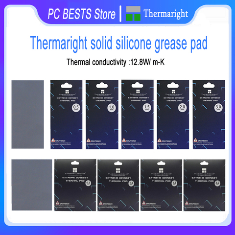 Thermalright ODYSSEY thermal conductive silicone pad conductivity 12.8W / mk 85x45mm/120x120mm non-conductive Original Authentic ► Photo 1/1