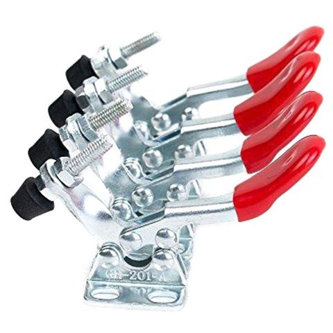 1pcs Red Toggle Clamp GH-201A 27 kg 201-A Quick Release Tool Horizontal Clamp Hand ► Photo 1/6