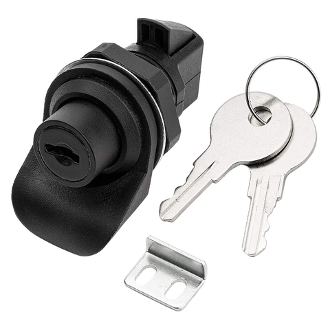 1 Set Locking Push Button Latch for Marine Boat Radio Box, Tool Box, Electronic Box, Motorcycle Glove Box Lock. ► Photo 1/6