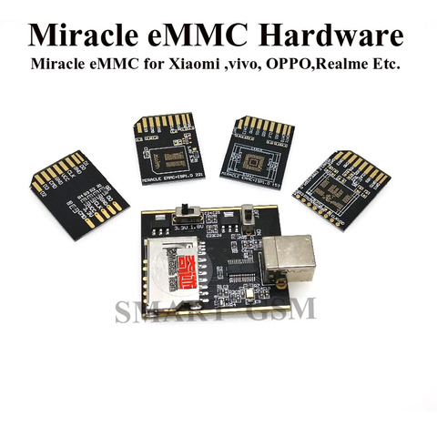 Miracle eMMC adapter +Hardware 1.0 universal BGA  221,153,254  word stock plate ► Photo 1/6