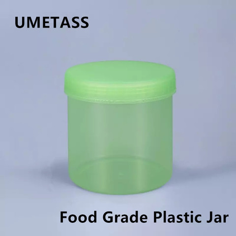 UMETASS 500ml empty Plastic Jar with Lid for Food Cream Powder Makeup Container BPA-Free sample jars 1PCS ► Photo 1/6