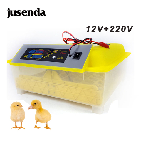 HHD best egg incubator farm poultry hatcher machiner full automatic Temperature Display 48 egg incubator chicken quail brooder ► Photo 1/6