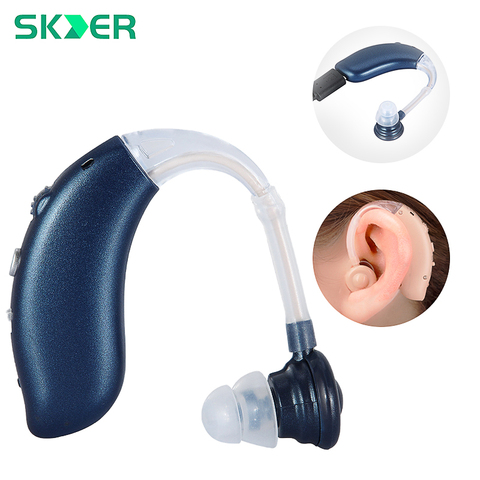 Mini Hearing  Aid For Deafness Ear Sound Amplified Speaker Adjustable Tone HearingAids Portable  Elderly Headphones Bluetooth ► Photo 1/6