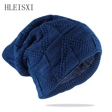 Beanies Fashion Men Winter Warm Hat Caps Brand Hip Hop Unisex Bone Knit Women's Star Beanies Skullies Casual Bonnet ► Photo 1/6