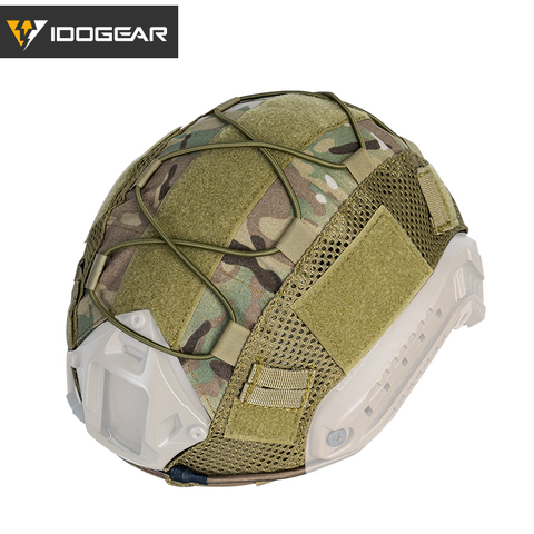 IDOGEAR Tactical Helmet Cover for FAST Helmet Camo Multicam Airsoft Headwear Tactical Helmet Accessories 3802 ► Photo 1/6