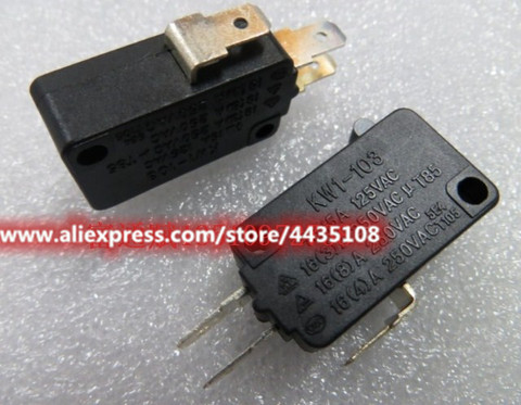 2pcs KW1-103 micro switch 15A 125V large micro switch limit microwave oven micro switch ► Photo 1/5