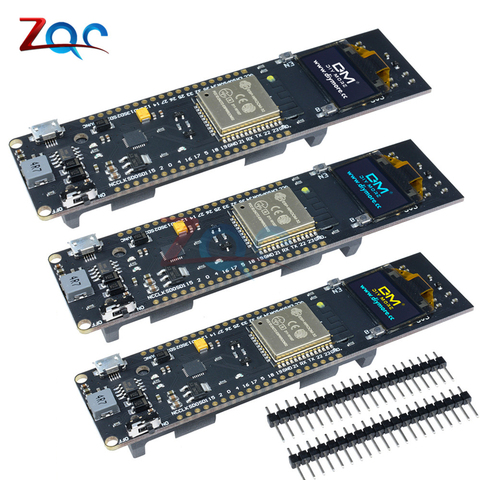 0.96 inch OLED LCD Display ESP32 ESP-32 ESP8266 CP2102 WiFi Bluetooth Module 18650 Lithium Battery Development Board for Arduino ► Photo 1/6