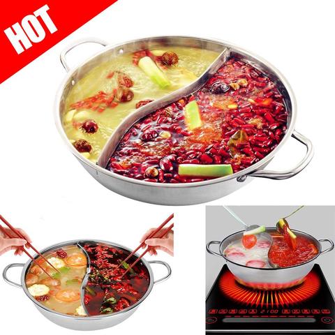 Gas Induction Cooker Mandarin Duck Hot Pot Home Stainless Steel