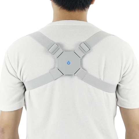 Aptoco Adjustable Smart Back Posture Corrector Back Intelligent Brace Support Belt Shoulder Training Belt Correction Spine Back ► Photo 1/6