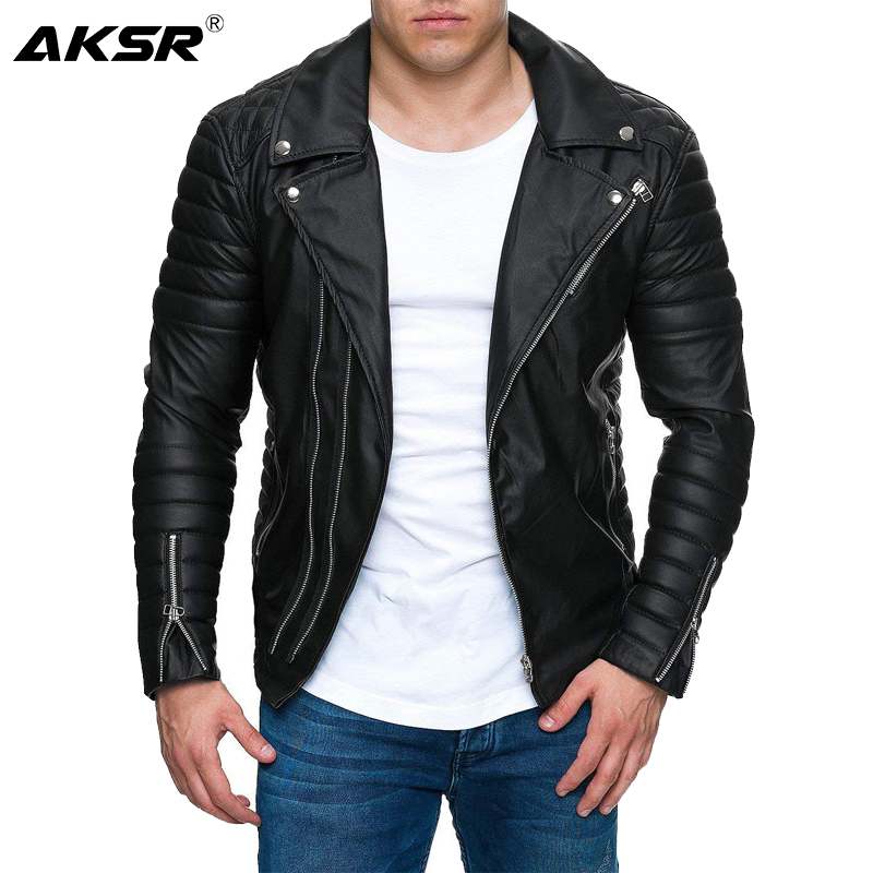 Mens Jackets Coat Overcoat Outerwear Winter Imitation Leather Jacket Biker Motorcycle Zipper Long Sleeve Coat Top
