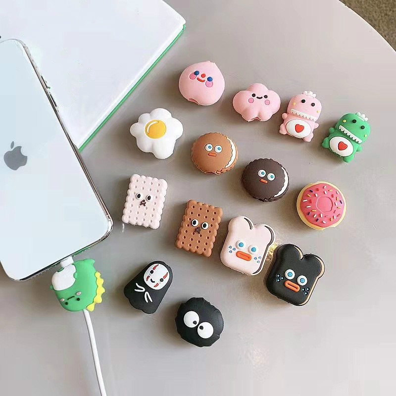 NEW 1PC Cute Cartoon animal cable protector for iphone usb cable bite  chompers holder charger wire organizer phone accessories - Price history &  Review | AliExpress Seller - fai 