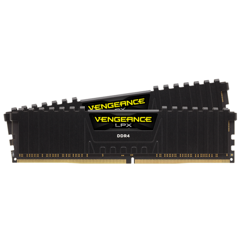CORSAIR VENGEANCE® 64GB Memory Kit (2x32GB) LPX C16 DDR4 DRAM 2666MHz 3000MHz RAMS - Black ► Photo 1/5