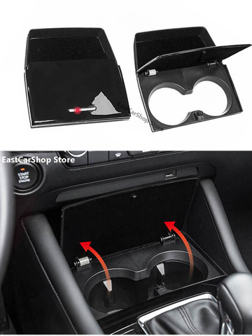 Car Water Cup Panel Decorative Frame Interior Protection Modification for Mazda 3 Axela 2022 Accessories ► Photo 1/6