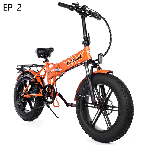 (EU Stock)Electric bike 20*4.0inch 48V12.5A electric Bicycle 500W 38KM/H 7Speed Powerful Motor Fat Tire bike Mountain snow ebike ► Photo 1/6