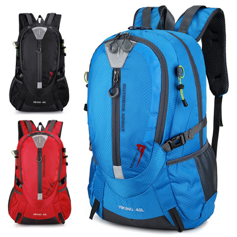 40L Climbing Waterproof Backpack Men Travel Designer Bag Pack Hiking Back  Pack Unisex Outdoor Camping Backpacks Nylon Sport Bags - Price history &  Review, AliExpress Seller - YY Bag Store